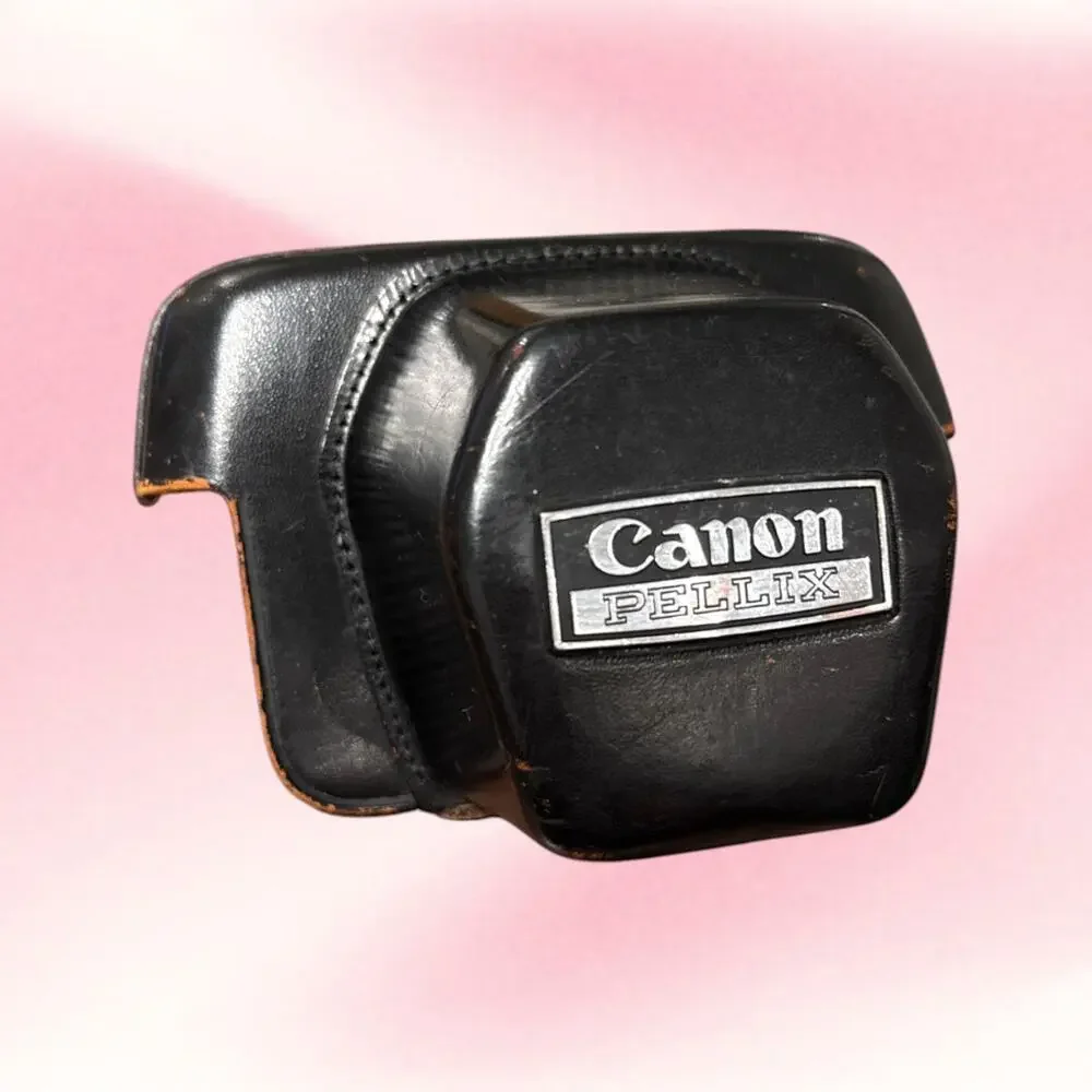 Canon Pellix QL 35mm SLR FL 55mm f/1.2 Lens Flash Case Untested AS-IS